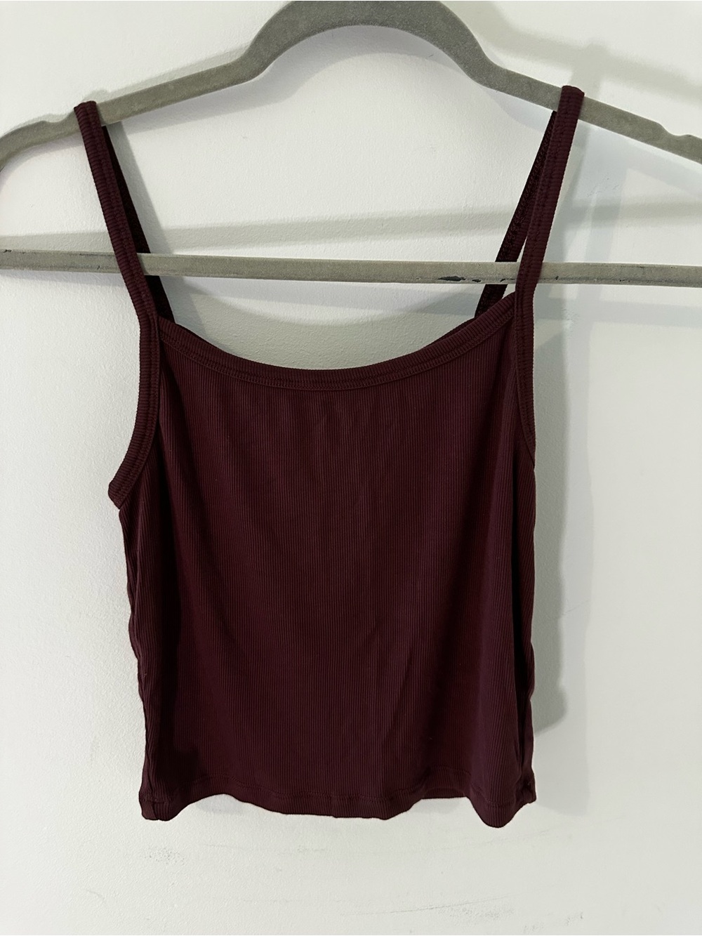 Sunday Best Ribbed Camisole in Deep Wine